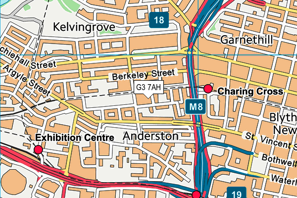 G3 7AH map - OS VectorMap District (Ordnance Survey)