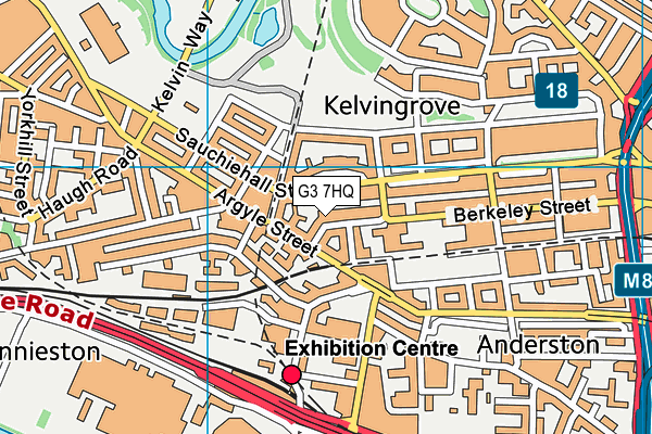 G3 7HQ map - OS VectorMap District (Ordnance Survey)