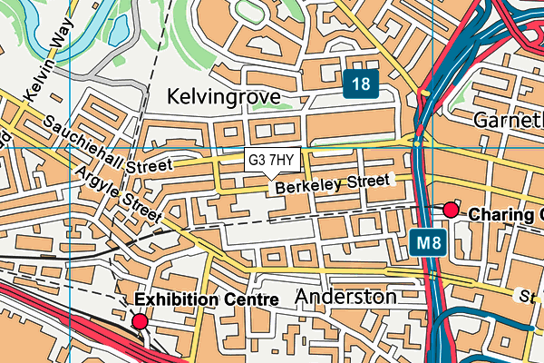 G3 7HY map - OS VectorMap District (Ordnance Survey)