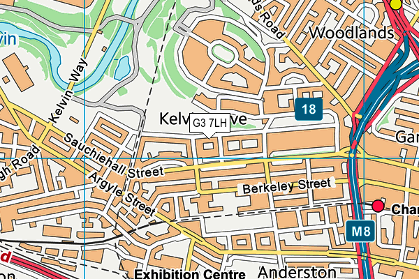 G3 7LH map - OS VectorMap District (Ordnance Survey)
