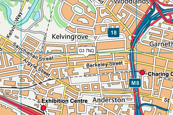 G3 7NQ map - OS VectorMap District (Ordnance Survey)