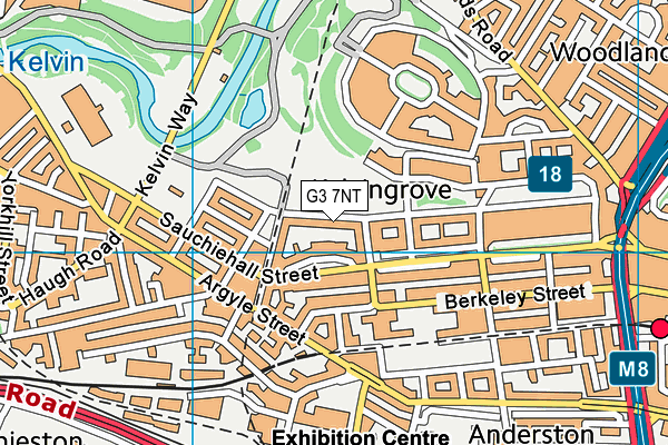 G3 7NT map - OS VectorMap District (Ordnance Survey)