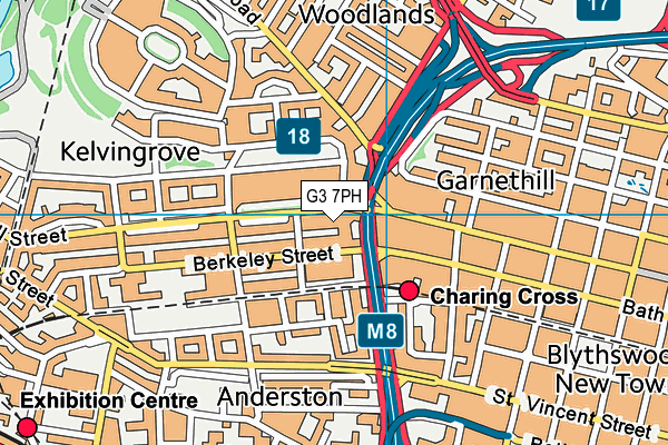 G3 7PH map - OS VectorMap District (Ordnance Survey)
