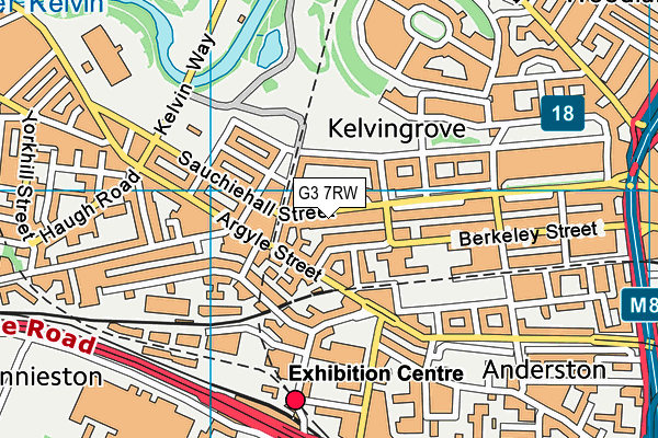 G3 7RW map - OS VectorMap District (Ordnance Survey)