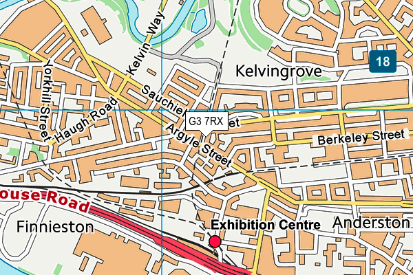 G3 7RX map - OS VectorMap District (Ordnance Survey)