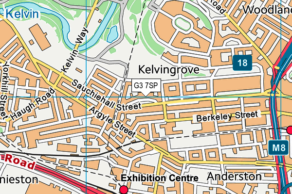 G3 7SP map - OS VectorMap District (Ordnance Survey)