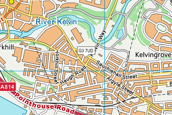 G3 7UD map - OS VectorMap District (Ordnance Survey)