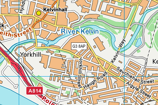 G3 8AP map - OS VectorMap District (Ordnance Survey)