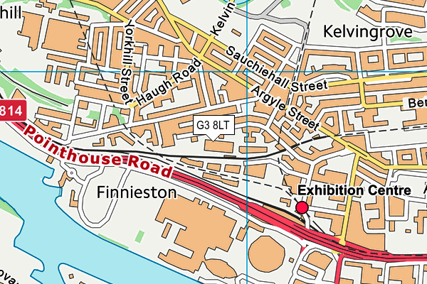 G3 8LT map - OS VectorMap District (Ordnance Survey)