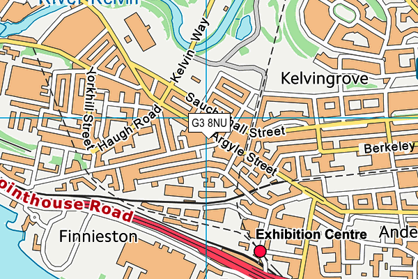 G3 8NU map - OS VectorMap District (Ordnance Survey)