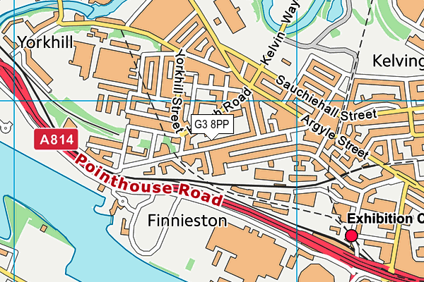 G3 8PP map - OS VectorMap District (Ordnance Survey)