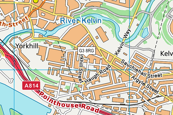 G3 8RG map - OS VectorMap District (Ordnance Survey)