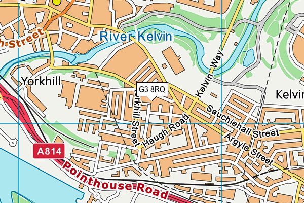 G3 8RQ map - OS VectorMap District (Ordnance Survey)