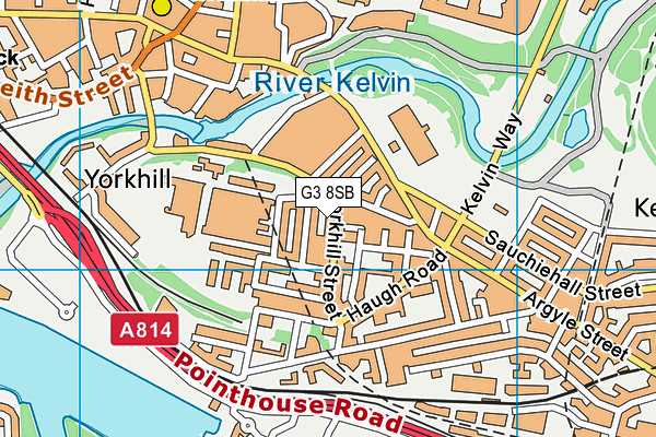 G3 8SB map - OS VectorMap District (Ordnance Survey)