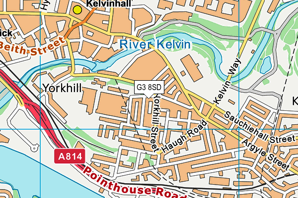 G3 8SD map - OS VectorMap District (Ordnance Survey)