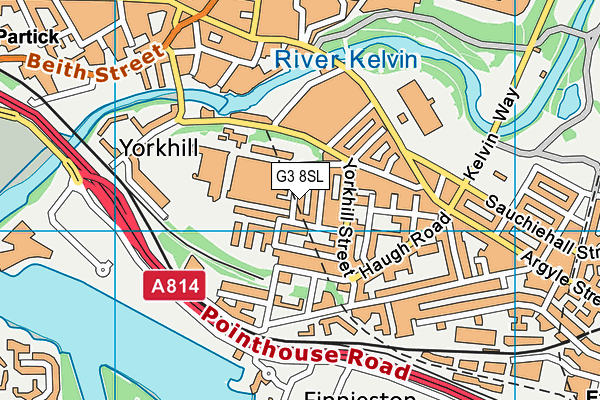 G3 8SL map - OS VectorMap District (Ordnance Survey)