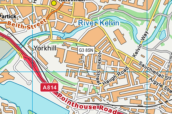 G3 8SN map - OS VectorMap District (Ordnance Survey)