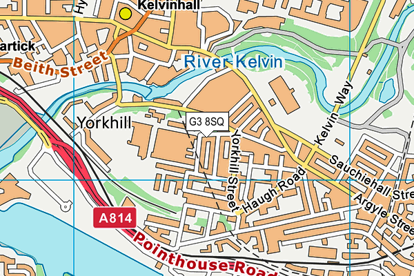 G3 8SQ map - OS VectorMap District (Ordnance Survey)