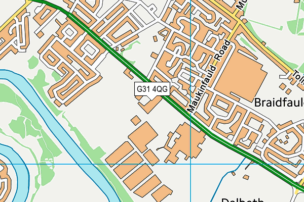 G31 4QG map - OS VectorMap District (Ordnance Survey)