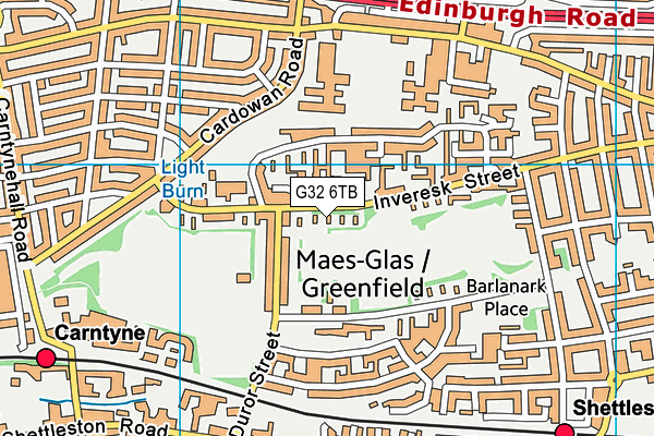 G32 6TB map - OS VectorMap District (Ordnance Survey)