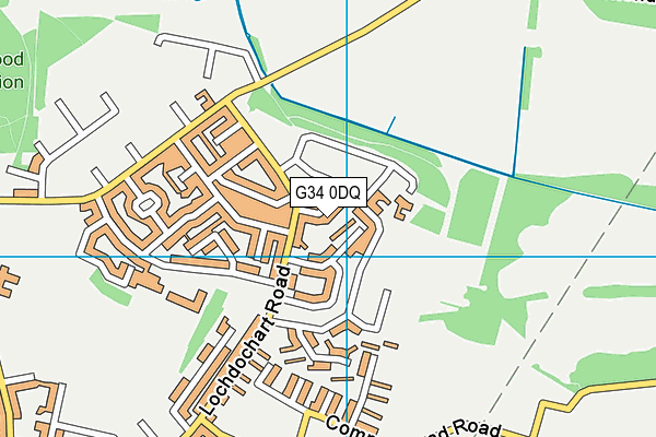 G34 0DQ map - OS VectorMap District (Ordnance Survey)