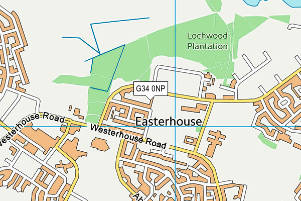 G34 0NP map - OS VectorMap District (Ordnance Survey)