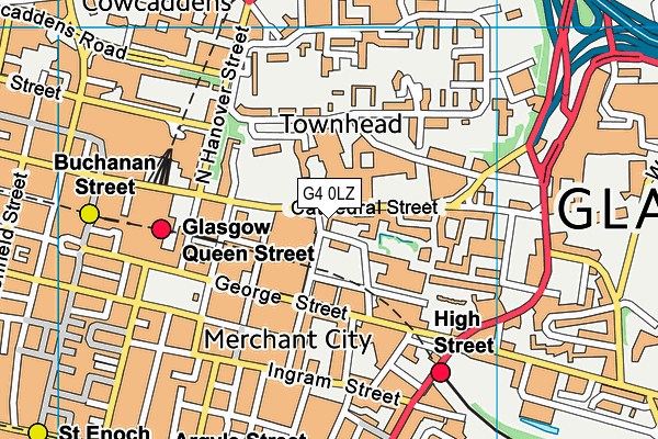 G4 0LZ map - OS VectorMap District (Ordnance Survey)