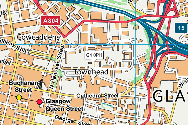 G4 0PH map - OS VectorMap District (Ordnance Survey)