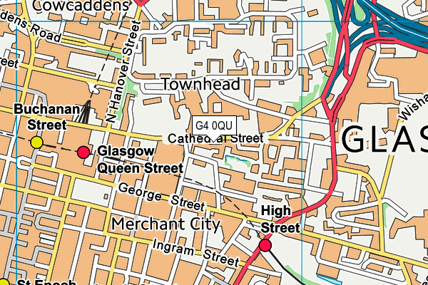 G4 0QU map - OS VectorMap District (Ordnance Survey)