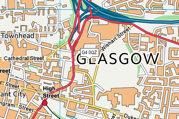 G4 0QZ map - OS VectorMap District (Ordnance Survey)