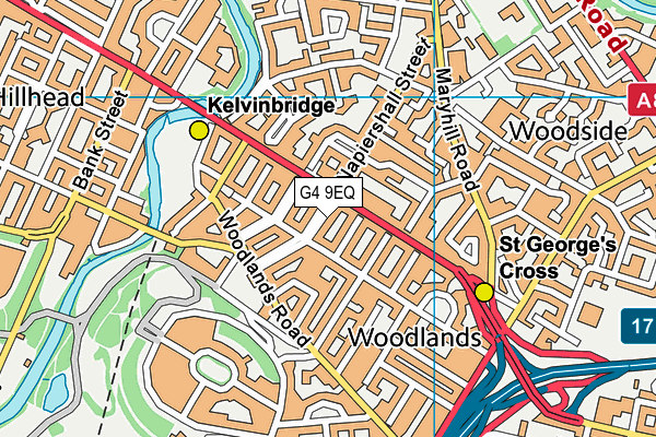 G4 9EQ map - OS VectorMap District (Ordnance Survey)