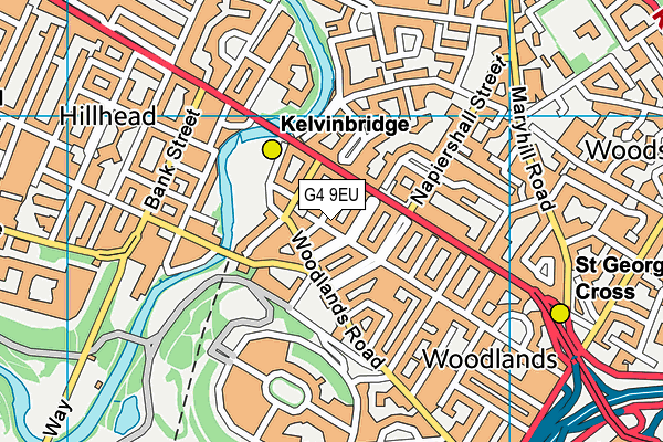 G4 9EU map - OS VectorMap District (Ordnance Survey)