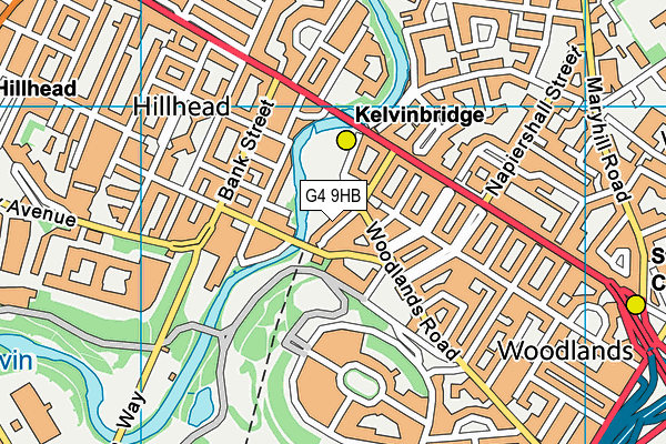G4 9HB map - OS VectorMap District (Ordnance Survey)