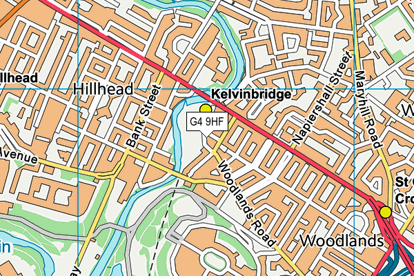 G4 9HF map - OS VectorMap District (Ordnance Survey)