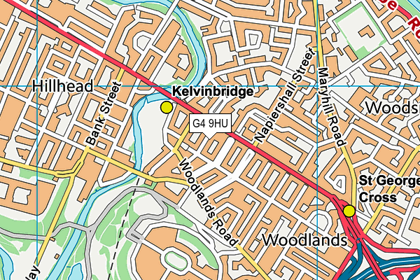 G4 9HU map - OS VectorMap District (Ordnance Survey)