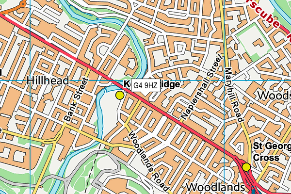 G4 9HZ map - OS VectorMap District (Ordnance Survey)