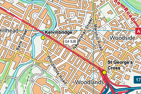 G4 9JB map - OS VectorMap District (Ordnance Survey)