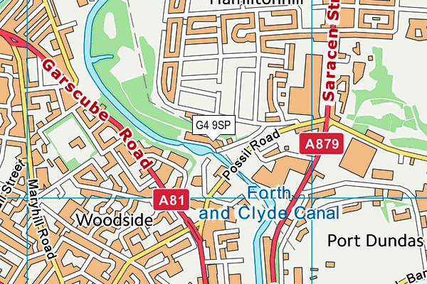 G4 9SP map - OS VectorMap District (Ordnance Survey)