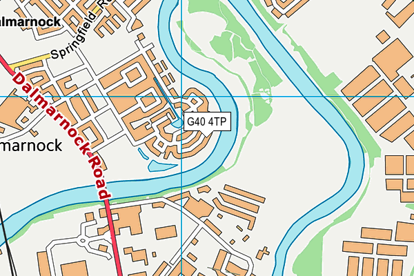 G40 4TP map - OS VectorMap District (Ordnance Survey)