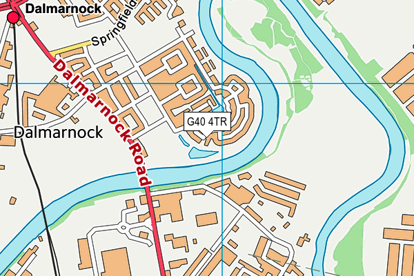 G40 4TR map - OS VectorMap District (Ordnance Survey)