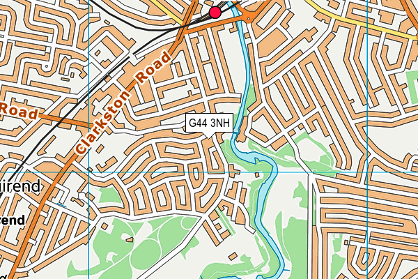 G44 3NH map - OS VectorMap District (Ordnance Survey)