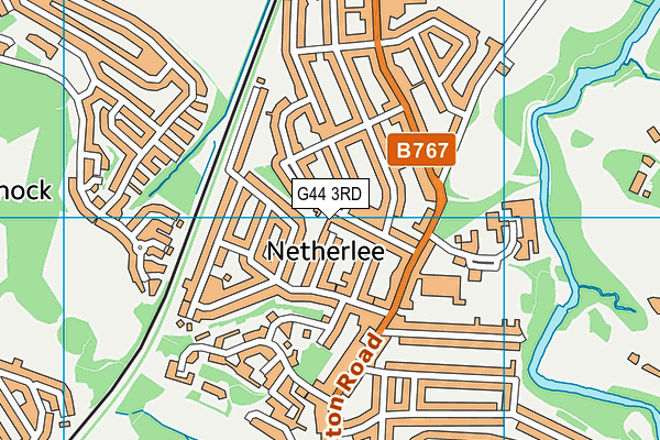 G44 3RD map - OS VectorMap District (Ordnance Survey)