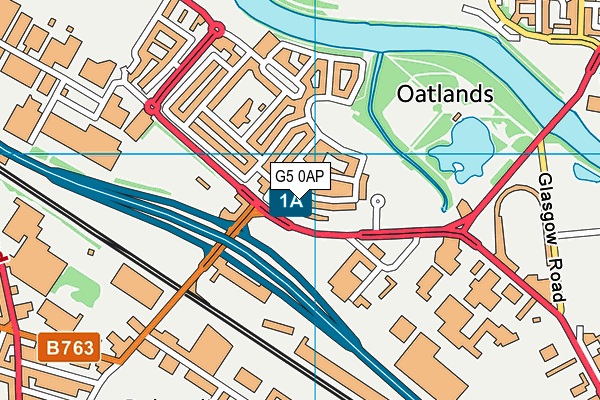 G5 0AP map - OS VectorMap District (Ordnance Survey)