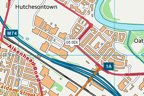 G5 0EX map - OS VectorMap District (Ordnance Survey)