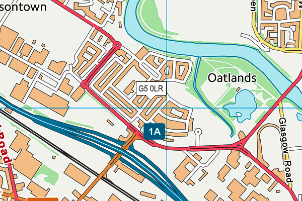 G5 0LR map - OS VectorMap District (Ordnance Survey)
