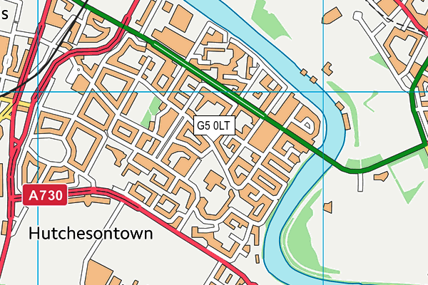 G5 0LT map - OS VectorMap District (Ordnance Survey)