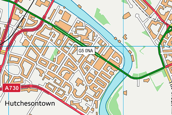 G5 0NA map - OS VectorMap District (Ordnance Survey)