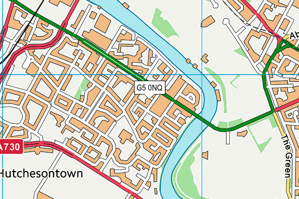 G5 0NQ map - OS VectorMap District (Ordnance Survey)