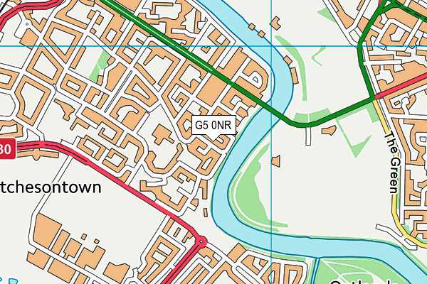 G5 0NR map - OS VectorMap District (Ordnance Survey)