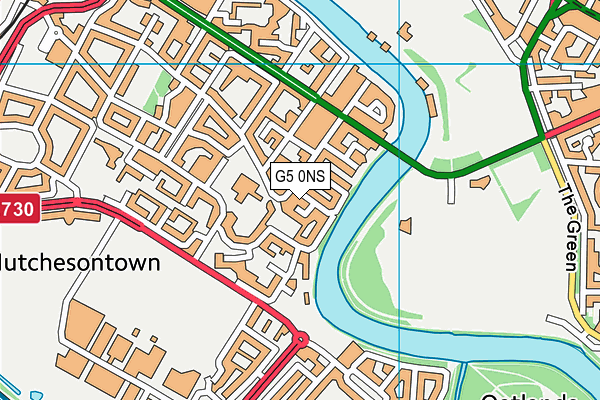 G5 0NS map - OS VectorMap District (Ordnance Survey)